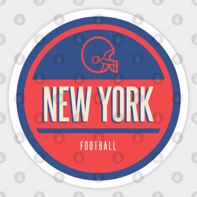 new york retro football Sticker by BVHstudio